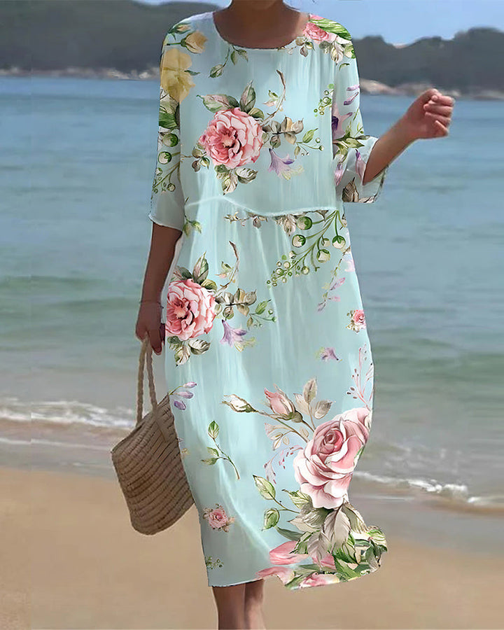 Brisha - Vestido floral elegante