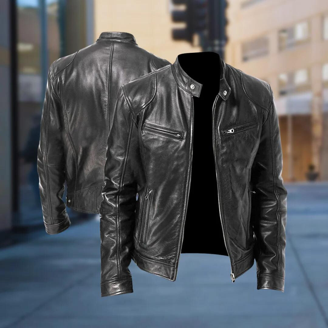 Bernardo™ | Chaqueta de cuero para hombre