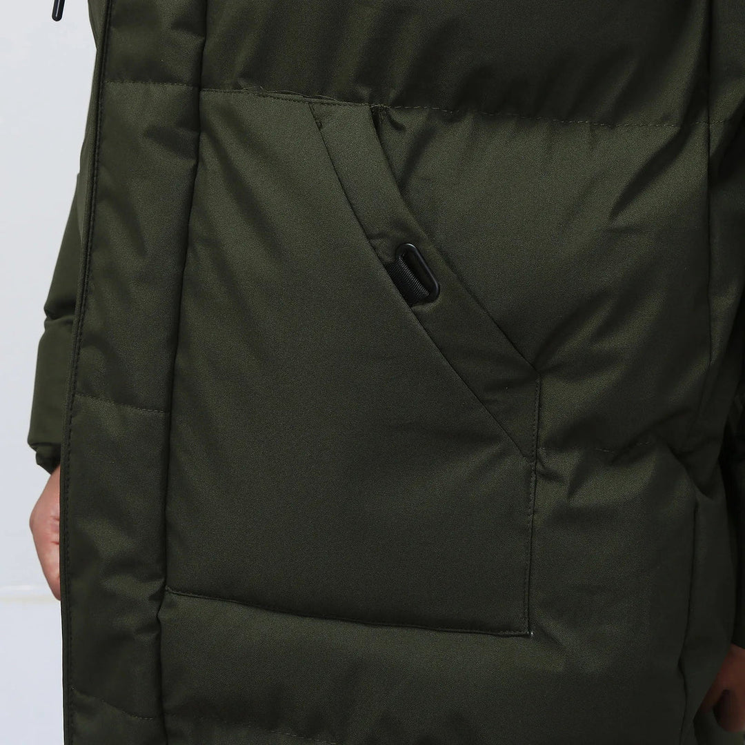 Abraham - Parka larga para hombre