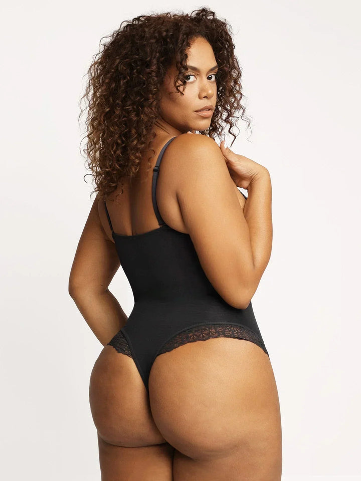 Denise | Body con escote en pico profundo
