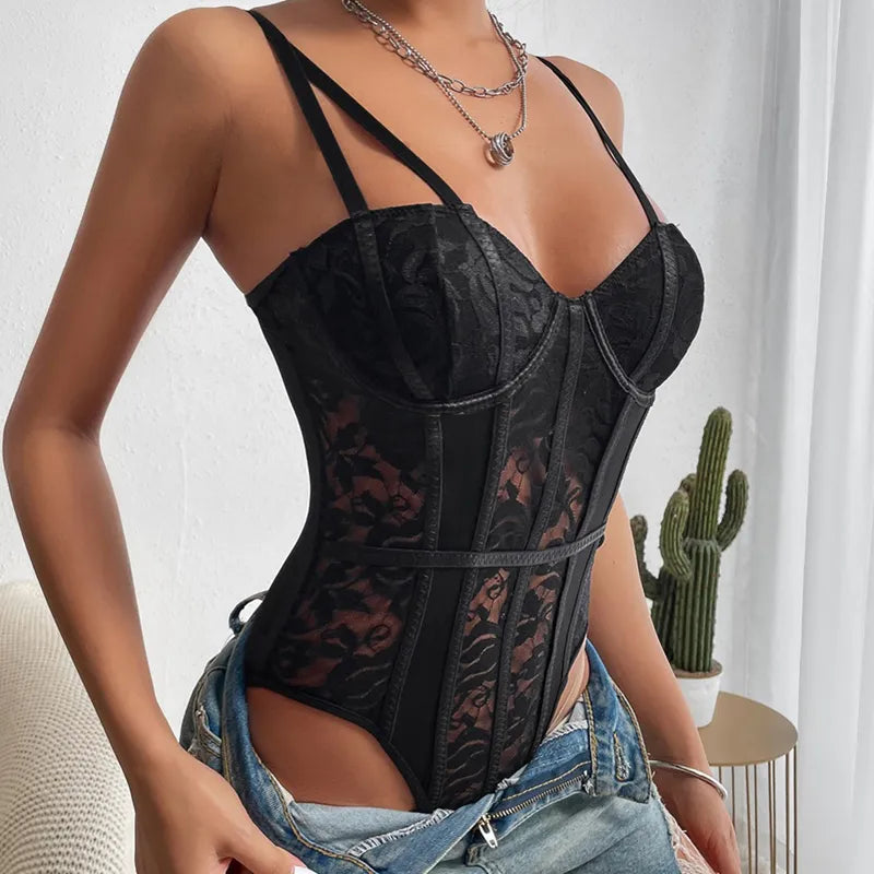 Suzanne | Body corsé bordado