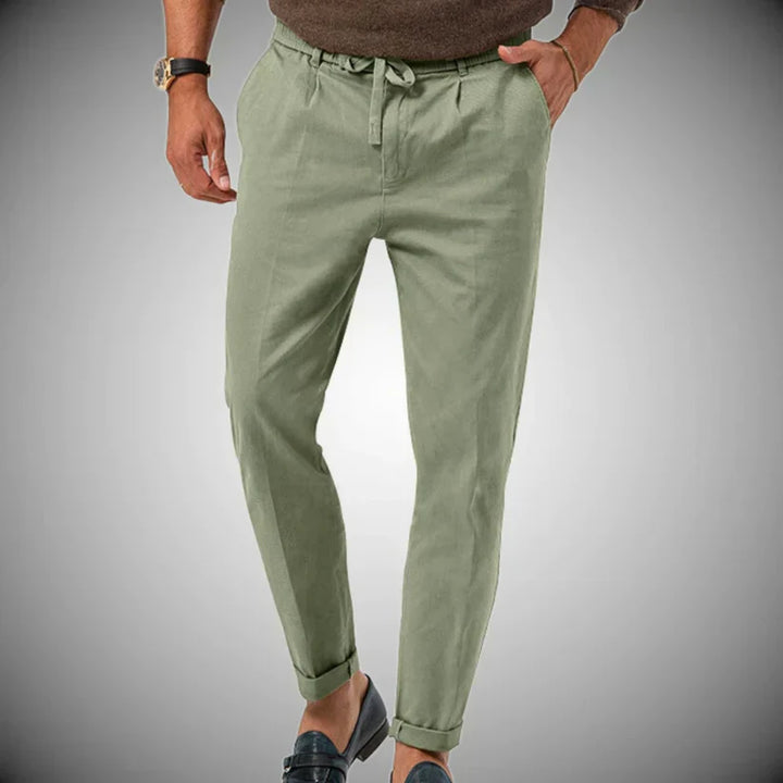 Luca | Pantalones Casual de Lino para Hombre