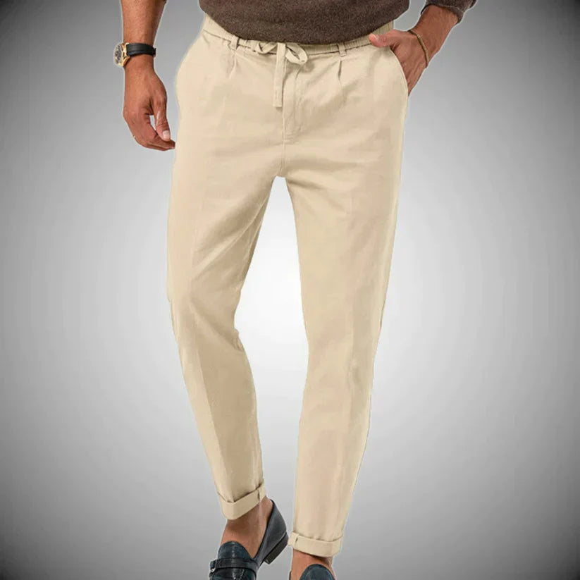 Luca | Pantalones Casual de Lino para Hombre