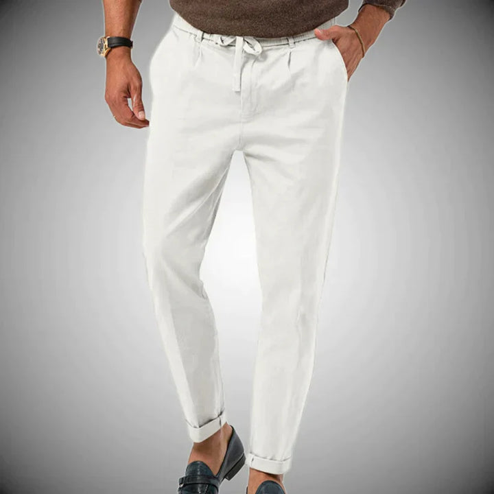 Luca | Pantalones Casual de Lino para Hombre