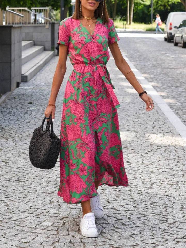 Anica - Elegante vestido con escote en V