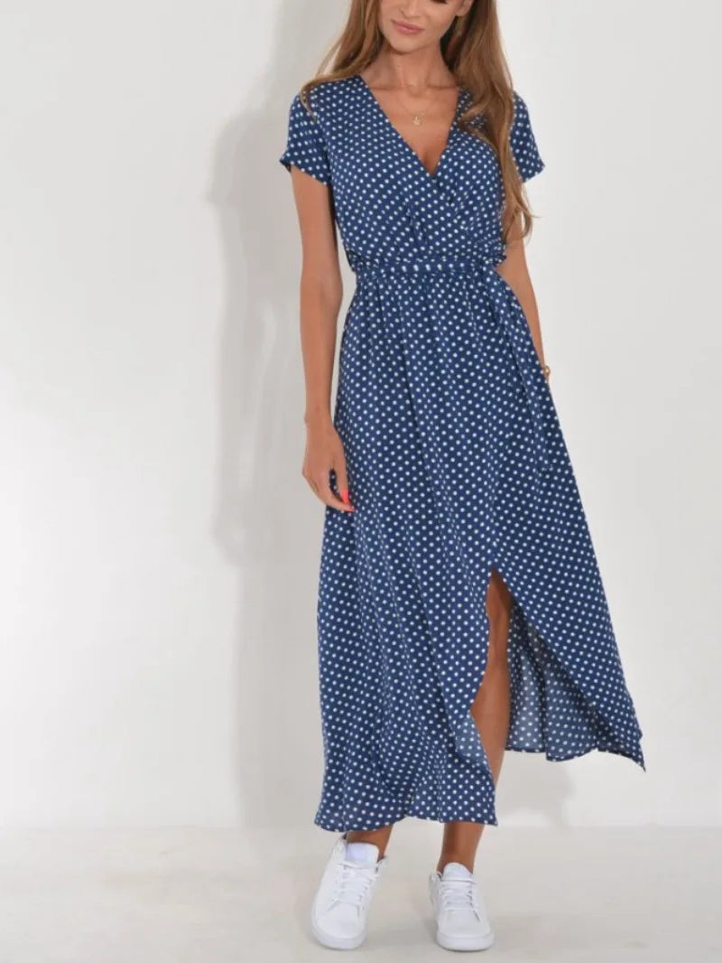 Anica - Elegante vestido con escote en V