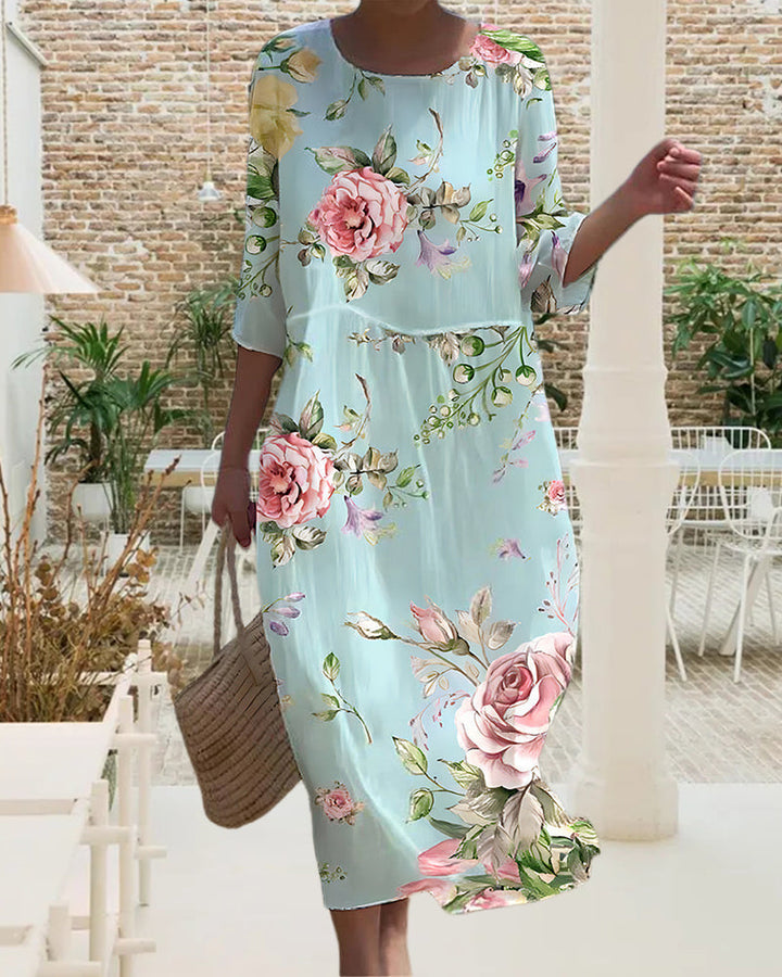 Brisha - Vestido floral elegante